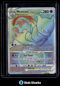 2022 POKEMON SWORD & SHIELD GO #079/078 MEWTWO VSTAR - Image 1