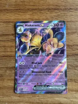 Alakazam ex SVP 050 Near Mint - Black Star Promo Rare Holo Pokemon TCG 151 MEW - Image 1