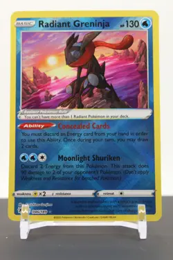 Radiant Greninja 046/189 Holo - Pokemon SWSH10: Astral Radiance (1) - Image 1
