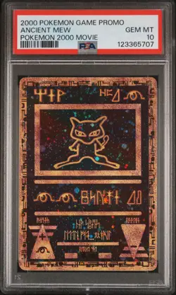 2000 POKEMON GAME MOVIE POKEMON 2000 MOVIE ANCIENT MEW PSA 10 - Image 1