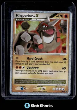 2007 POKEMON DIAMOND & PEARL BLACK STAR PROMOS #DP29 RHYPERIOR LV.X - Image 1