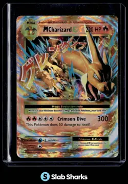 2016 POKEMON XY EVOLUTIONS #13/108 MEGA CHARIZARD HOLO - Image 1