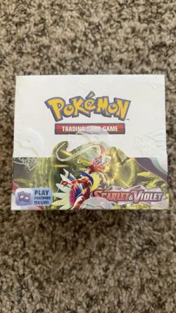 Pokemon Scarlet and Violet Booster Box Base Factory Sealed - Image 1
