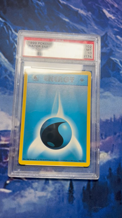 1999 Pokemon Base Set 1st Edition Shadowless - Water Energy #102 - PSA 10 GEM MT - Image 2