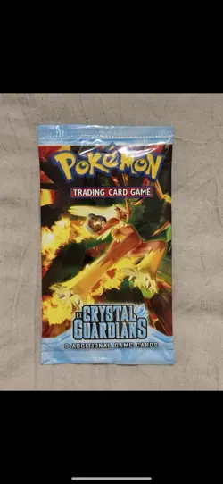 Pokemon EX Crystal Guardians Factory Sealed Booster Pack Vintage Blaziken Art - Image 1