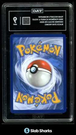 2023 POKEMON SV BLACK STAR PROMOS - SVP EN #203 TEAM ROCKET'S WOBBUFFET TAG 9 - Image 2
