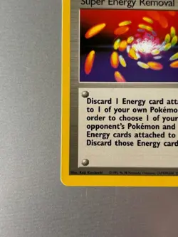 Super Energy Removal Trainer Card 79/120 Base Set Pokemon Card. Near Mint - Image 4