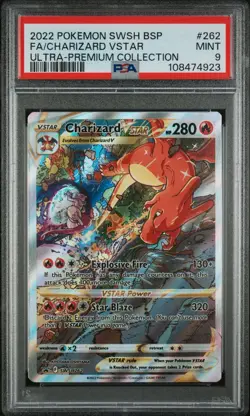 Charizard VSTAR SWSH262 SWSH: Sword & Shield Promo Cards Holo PSA 9 - Image 1