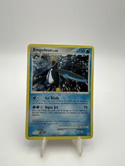 Pokemon Card - Empoleon Diamond and Pearl 4/130 Holo Rare LP - Image 1