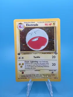 Pokemon TCG Electrode 1st Edition Holo Rare Jungle Card 2/64 - Image 1
