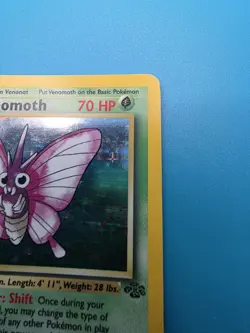 Pokemon TCG Venomoth Jungle Holo Card 13/64 1st Edition Rare - Image 3