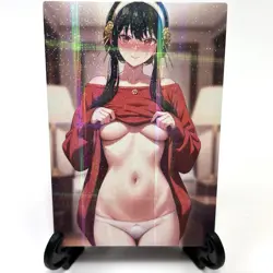 Spy x Family Yor Forger Sexy Anime Waifu Girl Doujin Lewd Goddess Story Art Card - Image 2