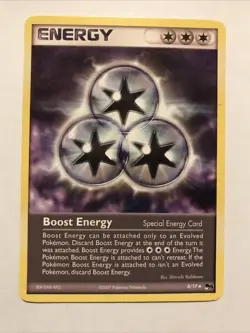 Pokemon Card POP Series 5 2007 - Boost Energy 8/17 Promo - Image 1