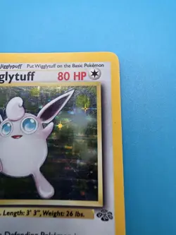 Wigglytuff 16/64 Pokemon TCG Jungle Set Card Holo Rare 1st Edition - Image 3