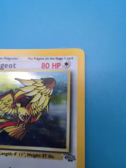 Pidgeot Jungle 8/64 1st Edition Holo Rare Card Pokemon TCG Light Play - Image 3