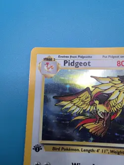 Pidgeot Jungle 8/64 1st Edition Holo Rare Card Pokemon TCG Light Play - Image 5