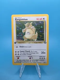 Kangaskhan Holo Rare 1st Edition Jungle 1999 Pokemon Card TCG WOTC - Image 1