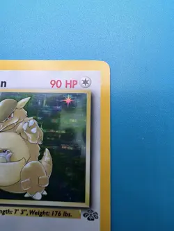 Kangaskhan Holo Rare 1st Edition Jungle 1999 Pokemon Card TCG WOTC - Image 3