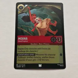 Moana 134/204 Disney Lorcana Archazia's Island Uncommon Cold Foil Card NM - Image 1