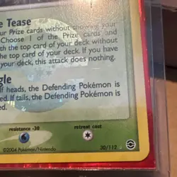 Pokemon Card Tangela Ex FireRed LeafGreen Reverse Holo Rare 30/112 Near Mint - Image 4