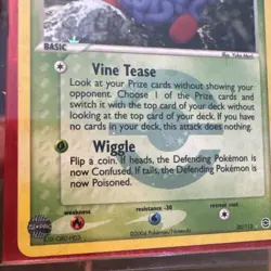 Pokemon Card Tangela Ex FireRed LeafGreen Reverse Holo Rare 30/112 Near Mint - Image 5