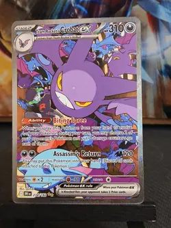 Team Rockets Crobat EX 234/182 SV: Destined Rivals Pokemon Card NM - Image 4