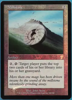 Millstone FOIL 7th Edition HEAVILY PLD Artifact Rare CARD (418071) ABUGames - Image 1