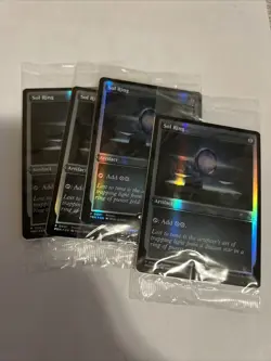 Sol Ring Foil Promo 0001 Buy a Box Sealed - NM - Foundations - MTG 4X Playset - Image 1