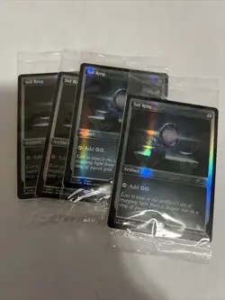 Sol Ring Foil Promo 0001 Buy a Box Sealed - NM - Foundations - MTG 4X Playset - Image 2