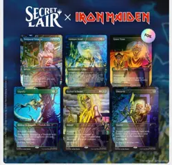 🔥PRESALE MTG Secret Lair | Iron Maiden Album Art FOIL Edition | New & Sealed - Image 1