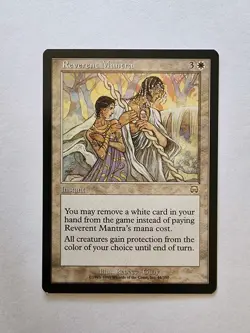 Reverent Mantra - Mercadian Masques - MTG - X1 Near Mint - Image 1