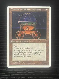 Magic MTG Italian Revised Mishra's War Machine Artist Proof Near Mint 50 Exist! - Image 1