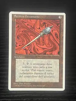 Magic MTG Italian Revised Disrupting Scepter Artist Proof Near Mint - 50 Exist! - Image 1