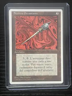 Magic MTG Italian Revised Disrupting Scepter Artist Proof Near Mint - 50 Exist! - Image 3