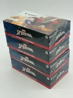 Lot of (5) MTG Marvel's Spider-Man (4) Play Boosters (1) Collector Boosters - Image 3