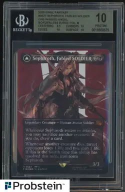 2025 MTG Final Fantasy EN Borderless Surge Foil #0527 Sephiroth BGS 10 PRISTINE - Image 1