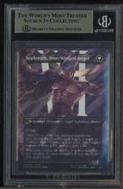 2025 MTG Final Fantasy EN Borderless Surge Foil #0527 Sephiroth BGS 10 PRISTINE - Image 2