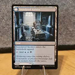 MTG Waterlogged Teachings Inundated Archive Modern Horizons 3 261 NM Fresh Pull - Image 2