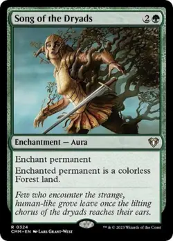~ Song of the Dryads ~ NM ~ Commander Masters ~ MTG ~ - Image 1