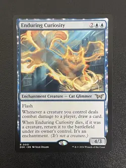 MTG Enduring Curiosity - Duskmourn DSK #51 Regular Rare NM/M - Image 2