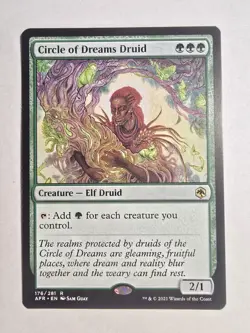 Circle of Dreams Druid Adventures in the Forgotten Realms Regular Mtg - Image 1