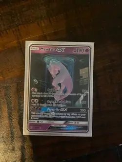 Pokemon TCG Mewtwo GX (Shining) Shining Legends 78/73 Holo Secret Rare - Image 2