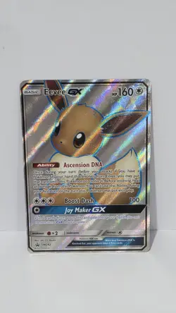 Eevee GX - SM242 Black Star Promo Full Art Pokemon - NM - Image 1