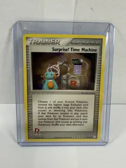 Pokemon Surprise! Time Machine Team Rocket Returns 91/109 Non Holo Trainer - Image 1