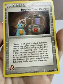 Pokemon Surprise! Time Machine Team Rocket Returns 91/109 Non Holo Trainer - Image 4