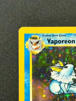 Vaporeon 12/64 | Pokemon TCG | Jungle Holo No Symbol Error | Unlimited | NM - Image 2