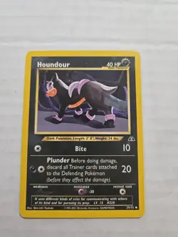 HOUNDOUR - Neo Discovery Set - 39/75 - Uncommon - Pokemon Card - Unlimited - - Image 1