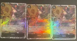 Sabo PRB02-014 SR - One Piece Card the Best Vol. 2 NM SET OF 3 - Image 1