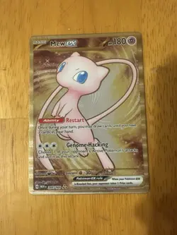 Pokemon TCG Mew ex - (151 Metal Card) 205/165 Sv: Scarlet & Violet 151 Rare NM - Image 1