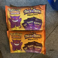2 Bag Pokemon 2022 Trick or Treat Trade BOOster Bundle 40 Packs Halloween Cards 820650850783 - Image 1